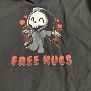 Grim Reaper  - Free Hugs - T-Shirt. Large